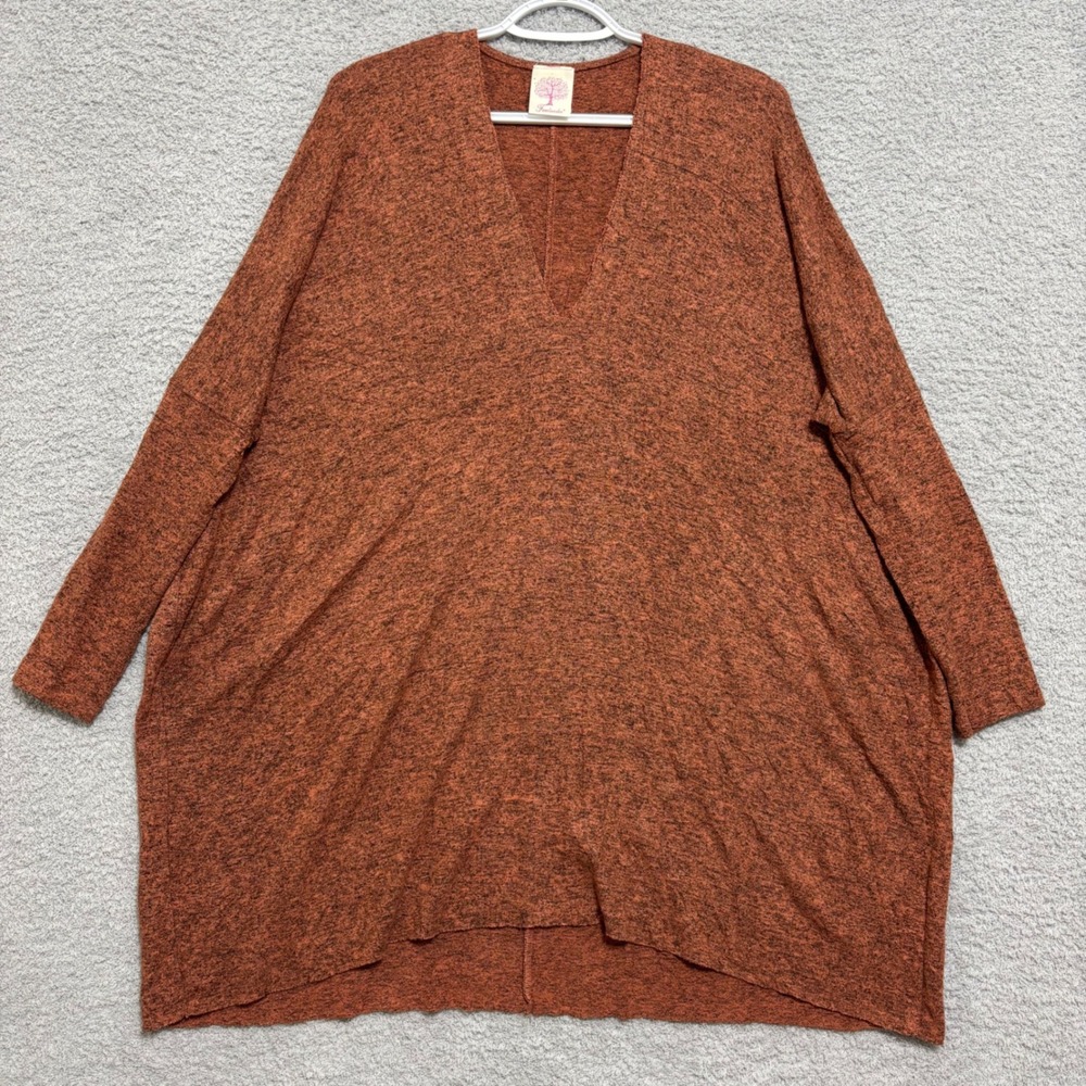Oversized V-Neck Tunic Sweater Medium – Freeloader‎